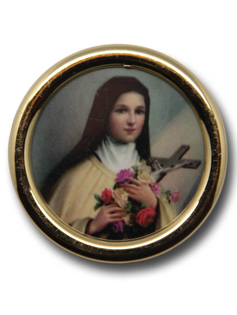 Fridge Magnet - "St Theresa" (38mm diameter)