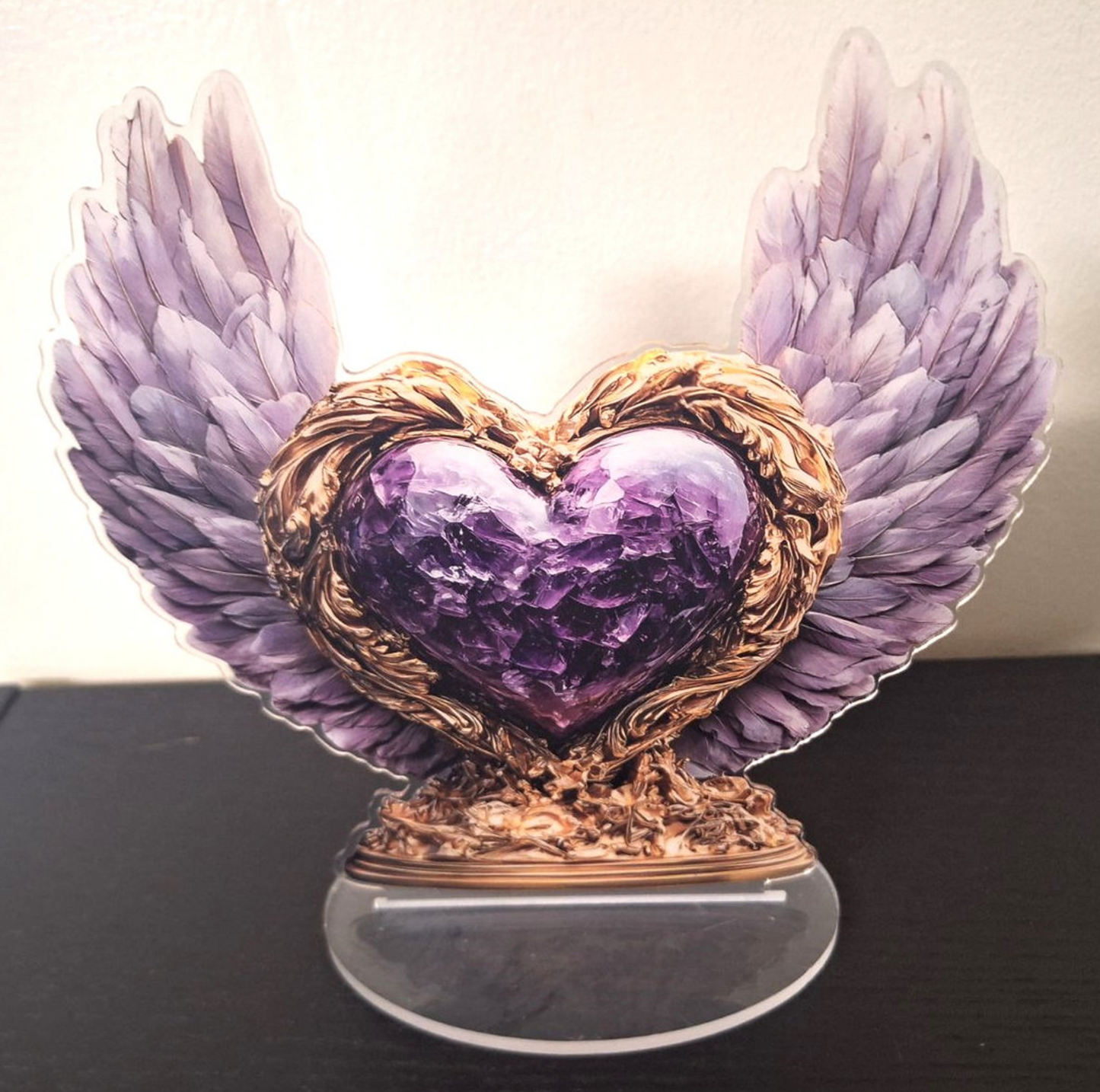 Angel Wings - Decorative Acrylic Panel - Purple