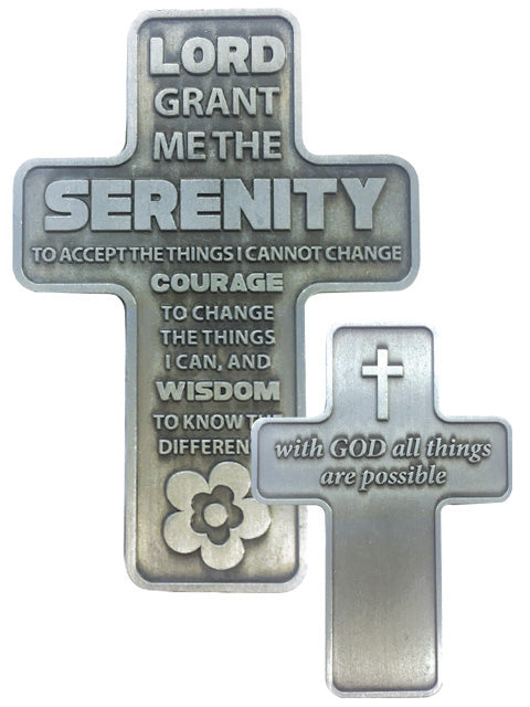 Cross - Pocket Cross - Serenity (metal)