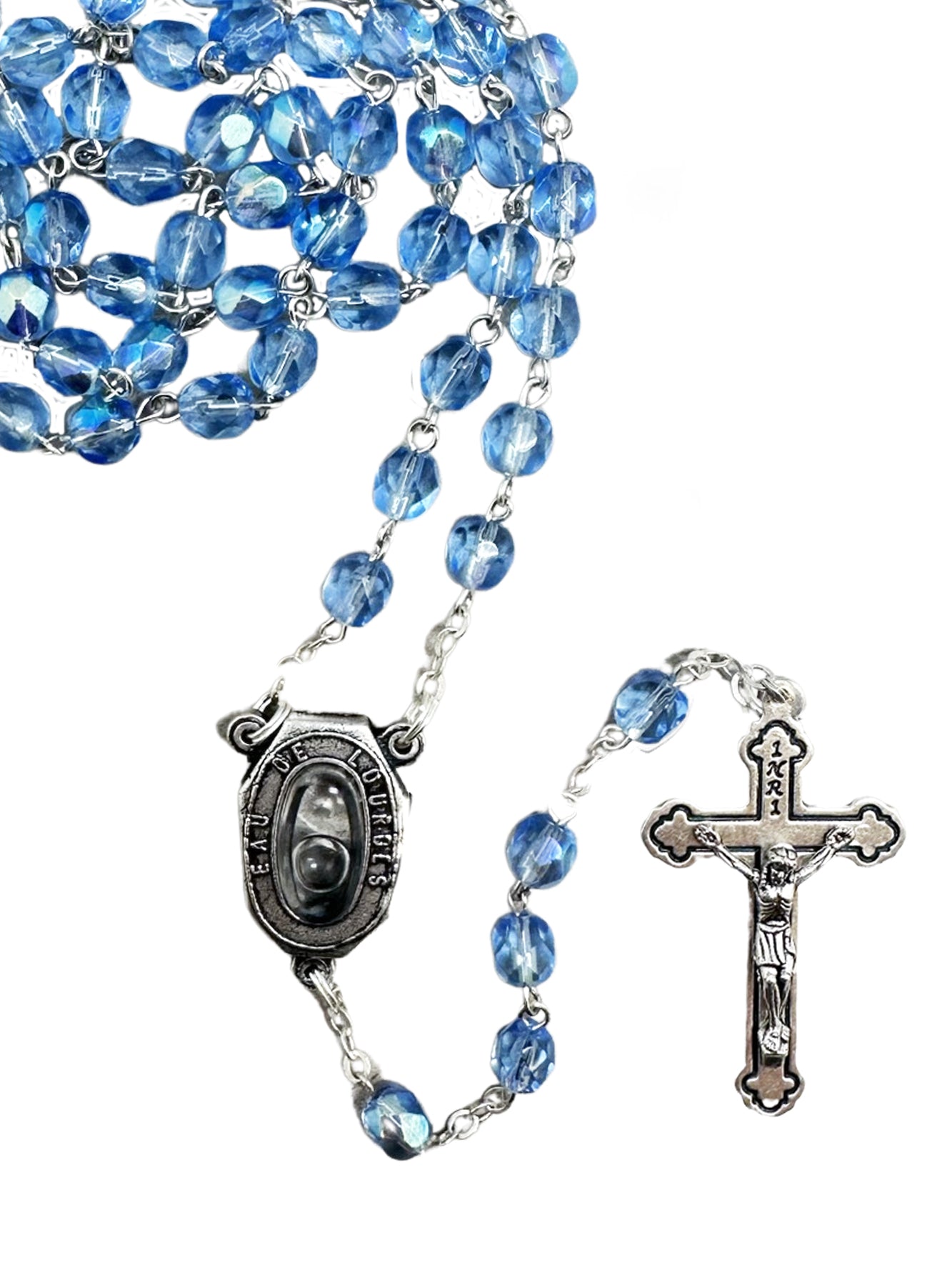 Rosary - Crystal Lourdes Water Rosary (crystal)