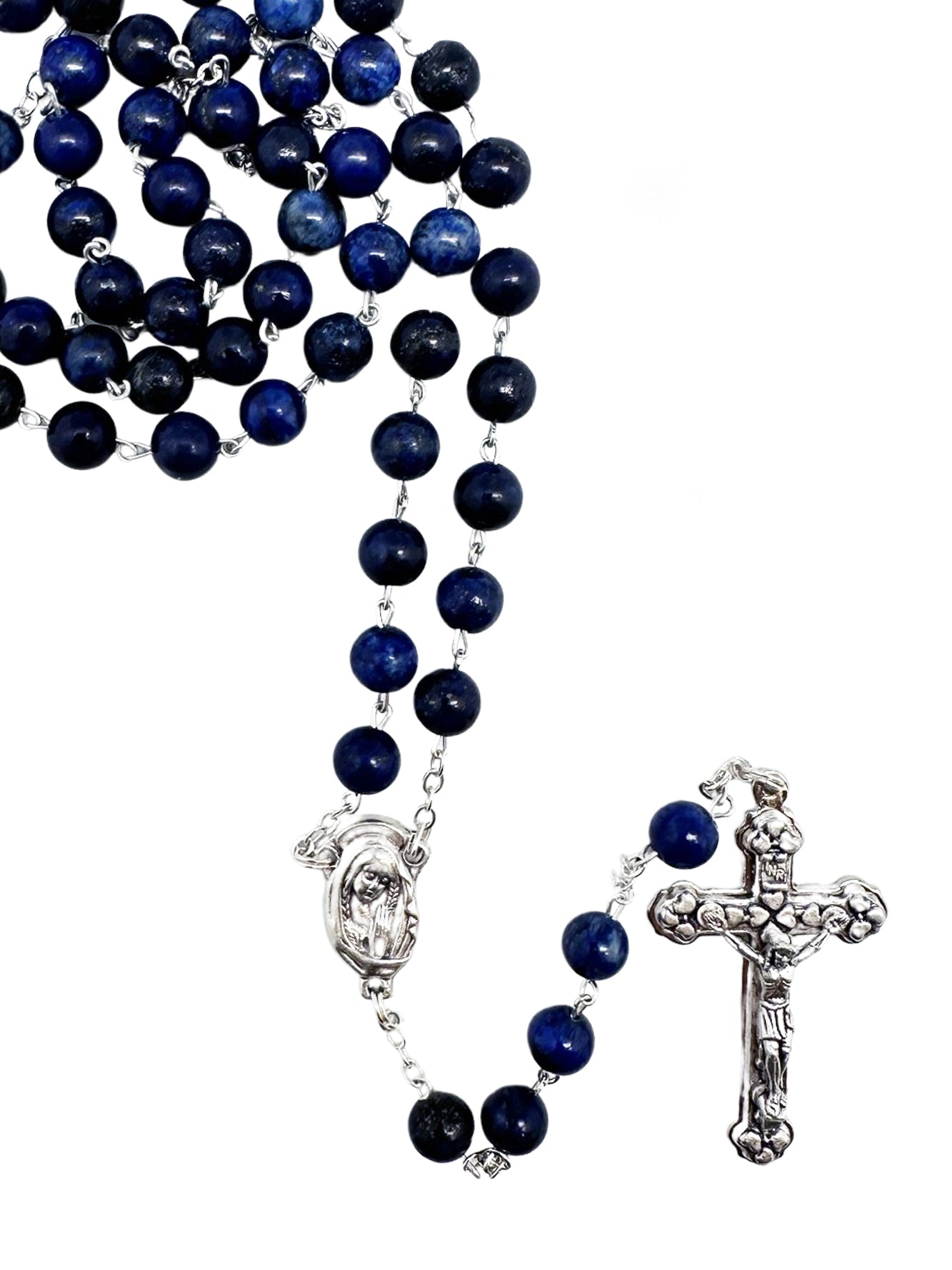 Rosary - Precious Stone (Lapis)
