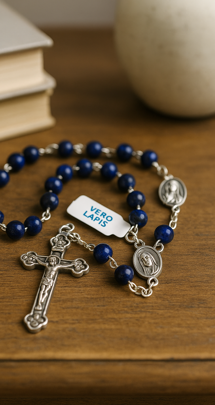 Rosary - Precious Stone (Lapis)