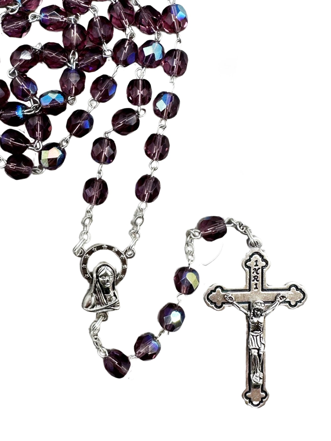 Rosary - Crystal Ab Rosary (amethist)