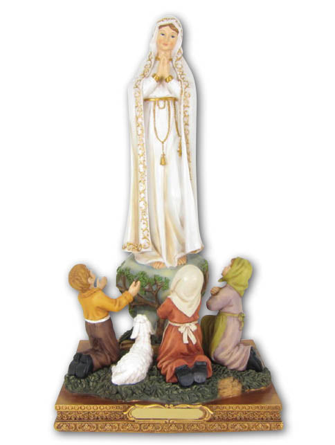 Statue - Fatima with Child (resin - 30cms high)