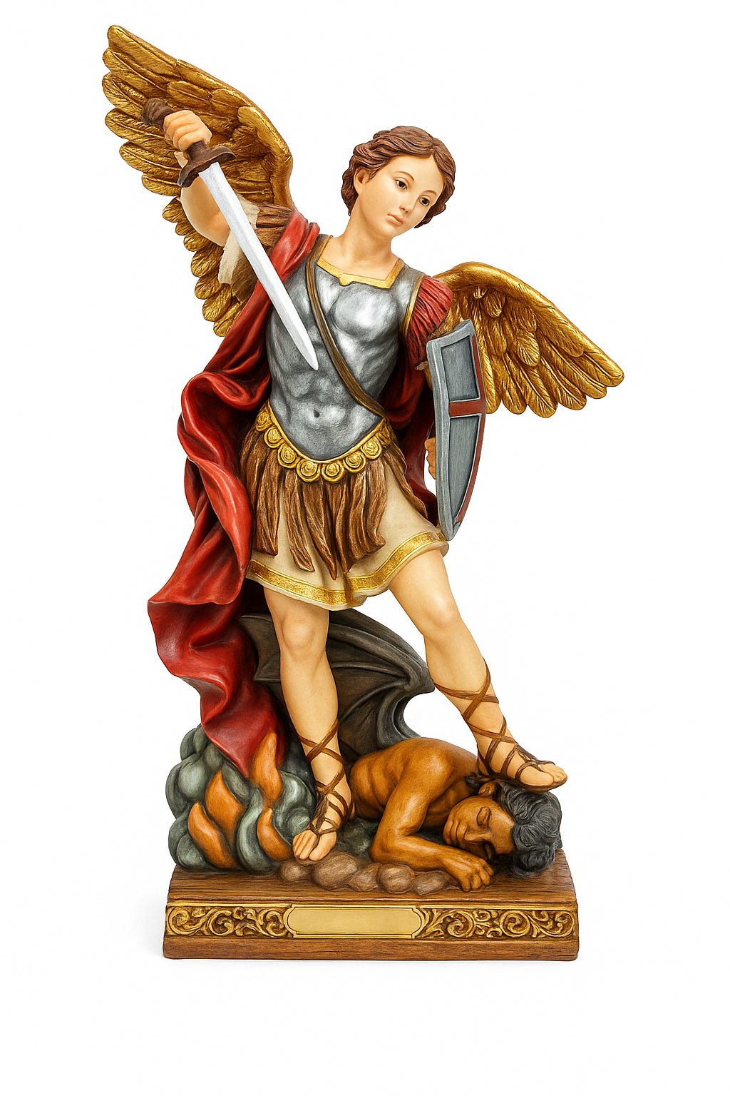 Statue - St Michael (resin - 30cms high)