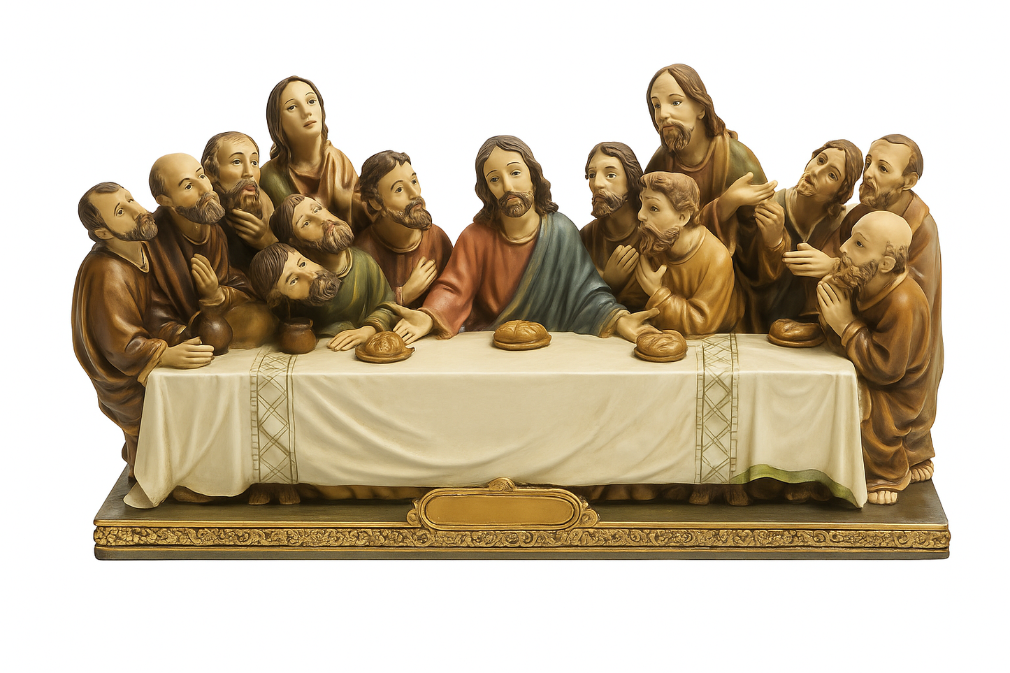 Statue - Last Supper (resin - 12cms high)