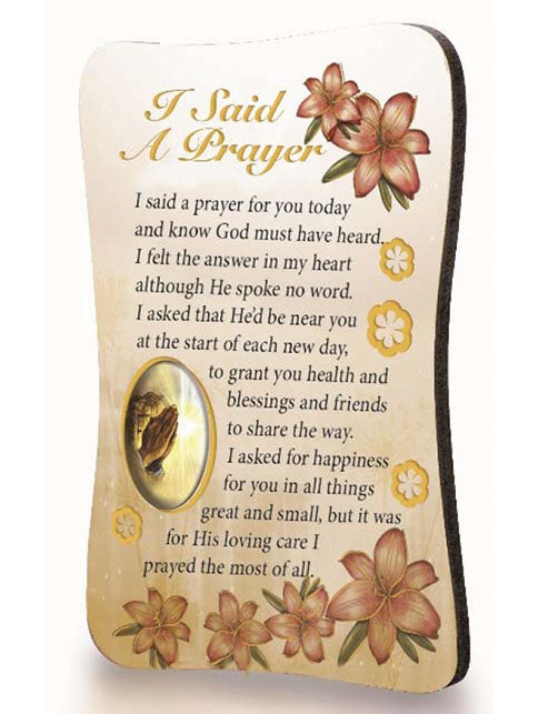 Fridge Magnet - I Said a Prayer - I said a prayer for you today…