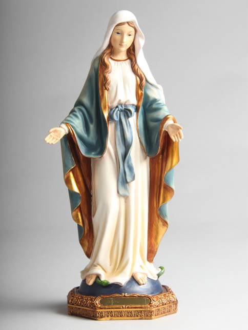 Statue - Miraculous - Our Lady of Grace (resin - 30cms high)