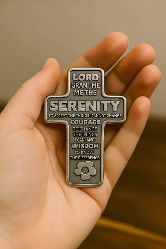 Cross - Pocket Cross - Serenity (metal)