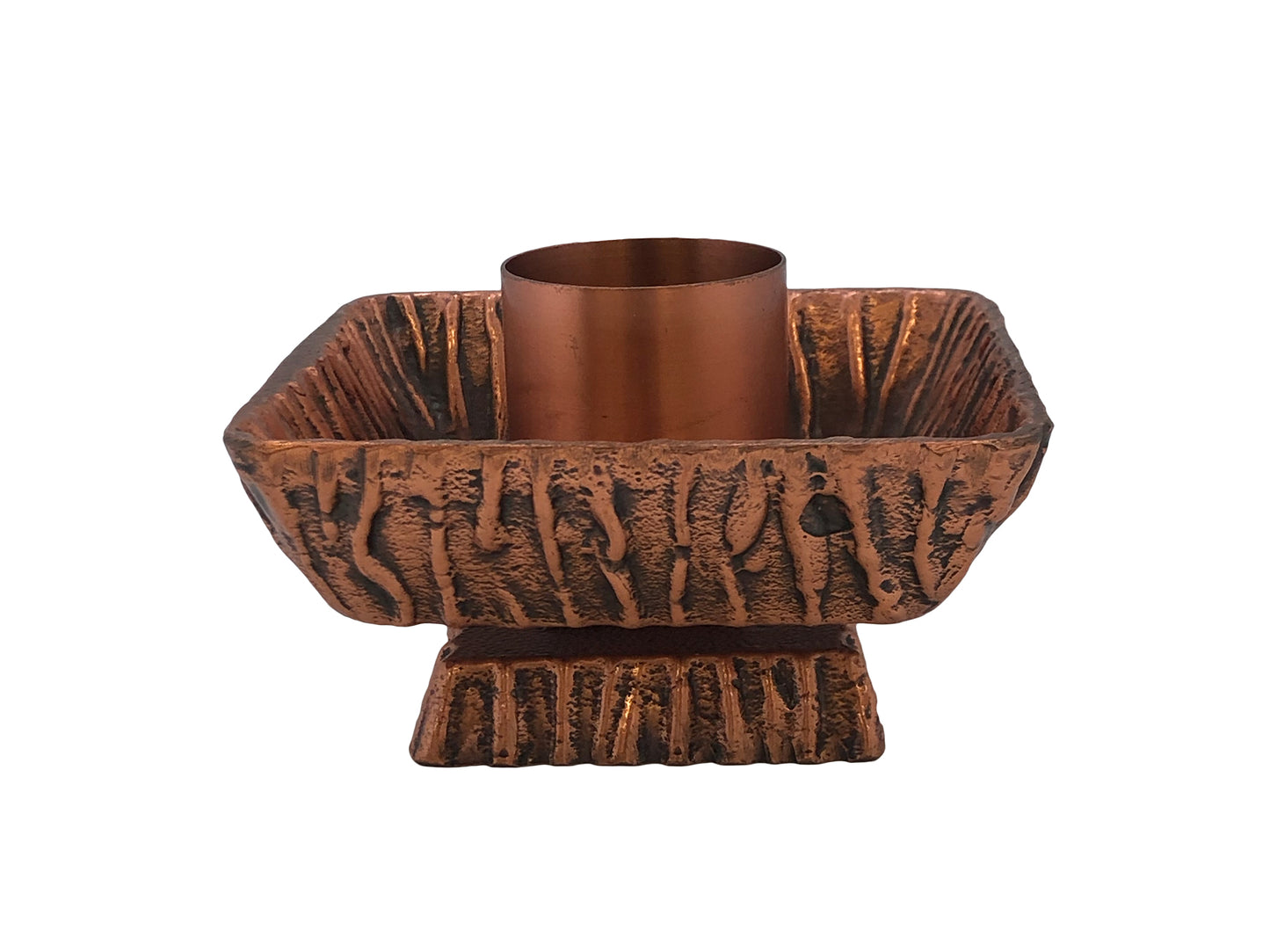 Candleholder (Bronze - 110mm wide) suitable for a 40mm candle