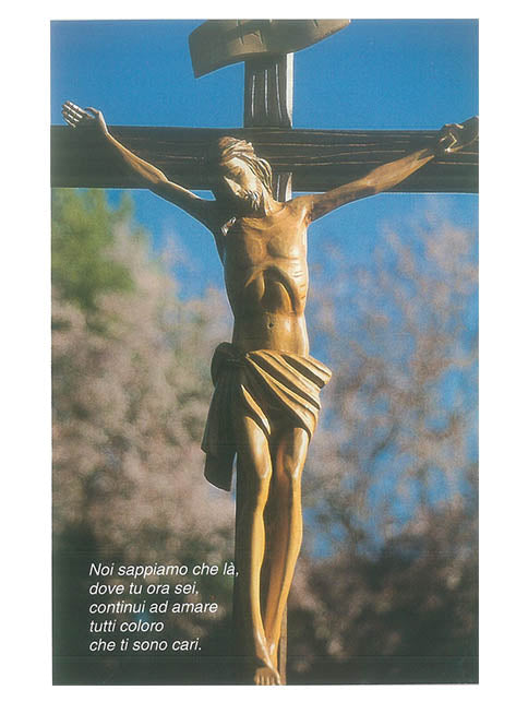 Memorial Card x 5 pack - Vitorchiano - Italien "noi sappiamo che la dove tu ora sei continui..." (85 x 130mm)