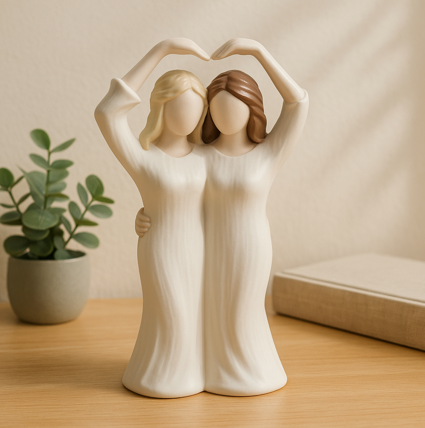 Storieme Best Friends Figurine – Sisters Heart, 20 cm