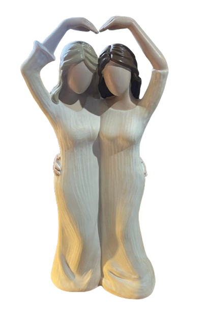 Storieme Best Friends Figurine – Sisters Heart, 20 cm