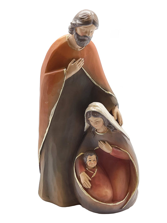 Statue (Resin) - "Holy Family Nativity Scene" (185x100mm)