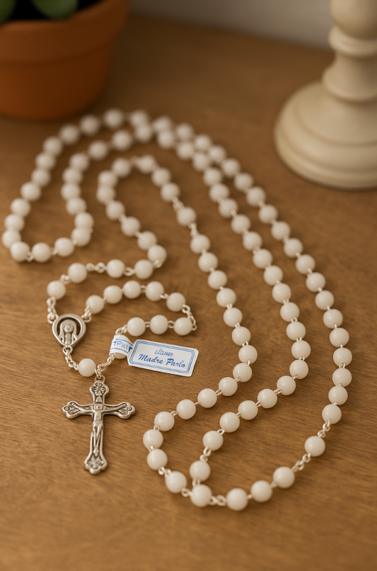 Rosary - Genuine Mother of Pearl Rosary (mother of pearl)