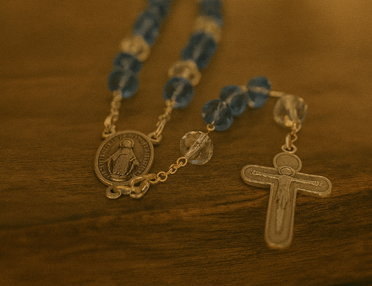 Rosary - Rosary Glass (blue)
