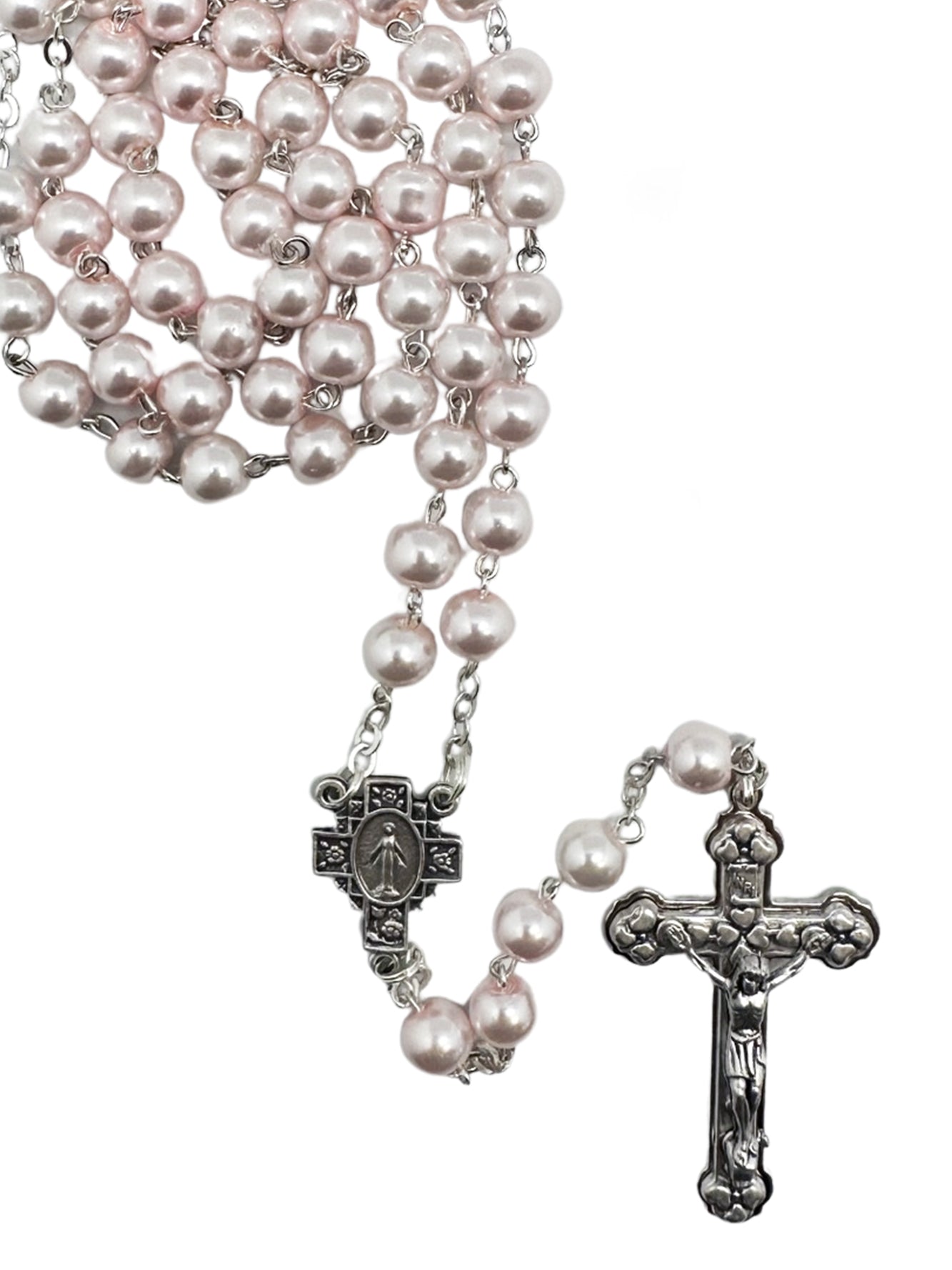 Rosary - Pearl Rosary (pink)