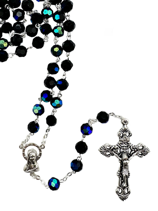Rosary - Crystal Rosary (black)