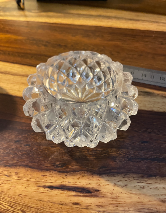 Candle Holder - Crystal - 2 inch (5cm) opening
