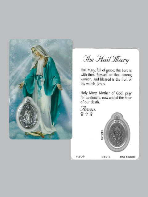 Laminated Card and Medal - Miraculous