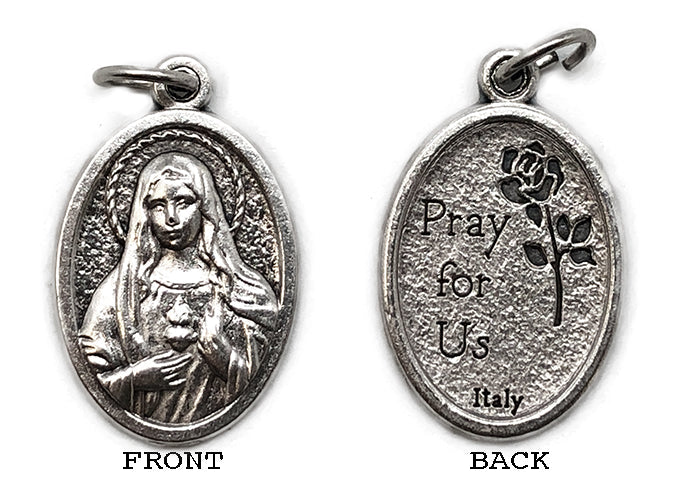 Devotional Religious Medal - Sacred Heart of Mary