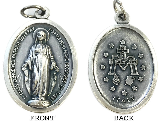 Devotional Religious Medal - Miraculous - Our Lady of Graces