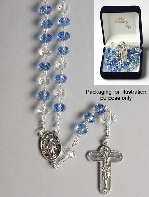 Rosary - Rosary Glass (blue)