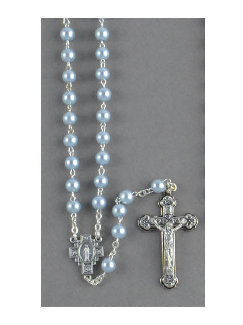 Rosary - Pearl Rosary (blue)