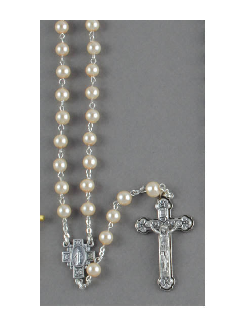 Rosary - Pearl Rosary (white)