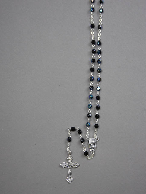 Rosary - Crystal Rosary (black crystal)