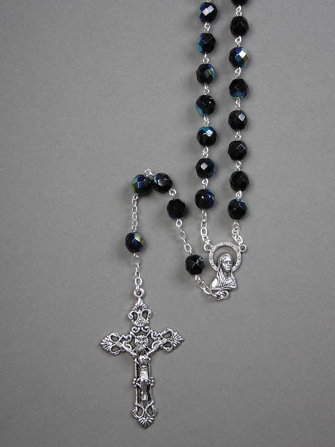 Rosary - Crystal Rosary (black)
