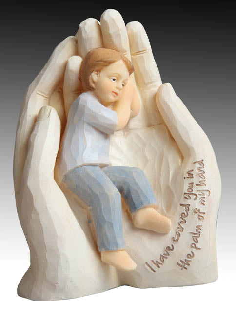 Statue - Sculpture - Palm of my Hand - Boy