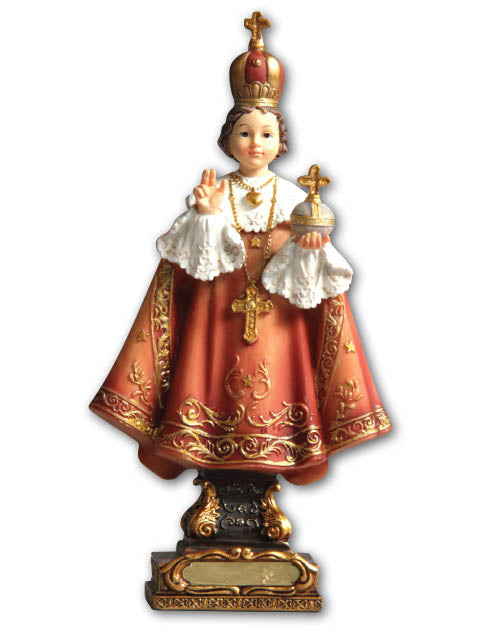 Statue - Infant of Prague (resin - 21cms high)